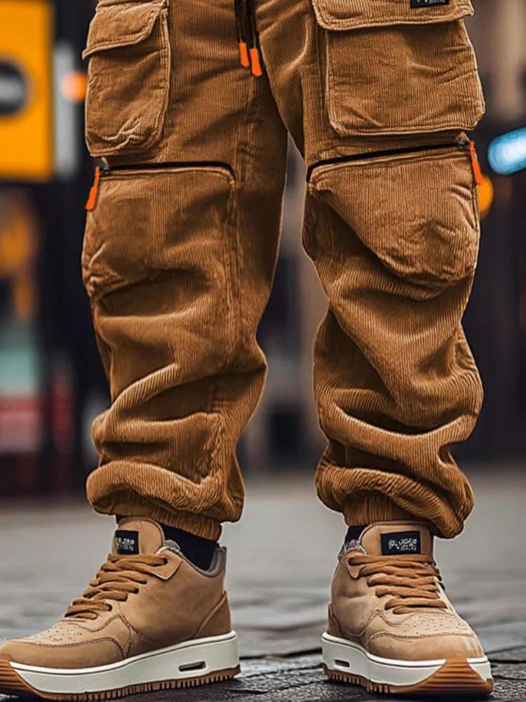 Corduroy Multi Pockets Cargo Pants