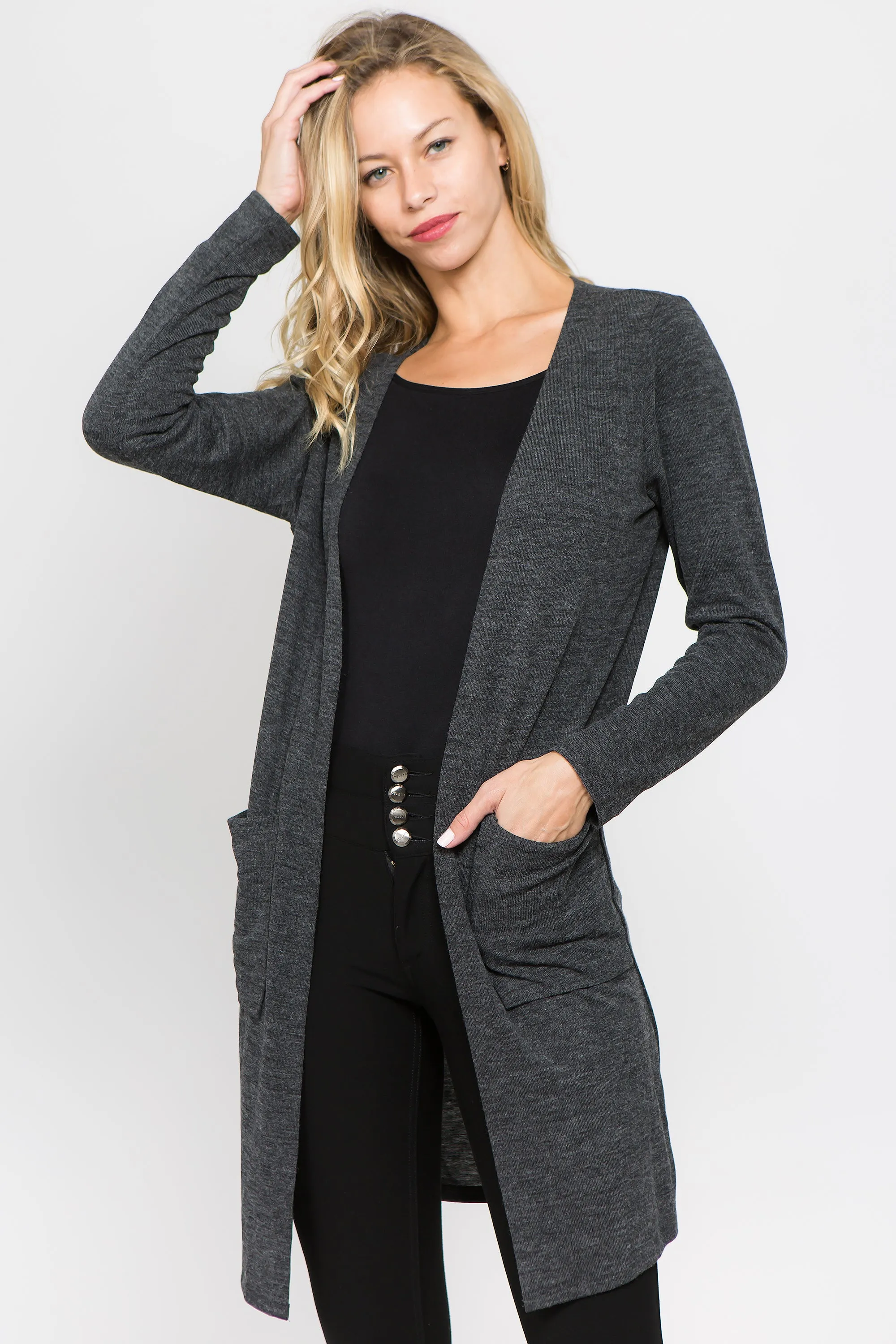 Looks So Perfect Two Pocket Cardigan