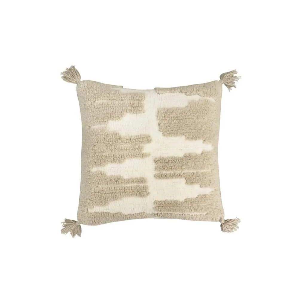 Lorena Canals Nomad Zagros Sandstone-Natural Machine Washable Cushion