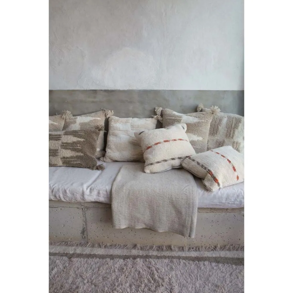 Lorena Canals Nomad Zagros Sandstone-Natural Machine Washable Cushion
