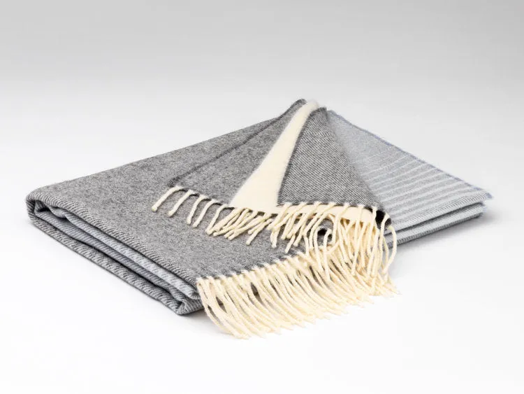 McNutt Misty Grey Ómbre Pashmina Wrap