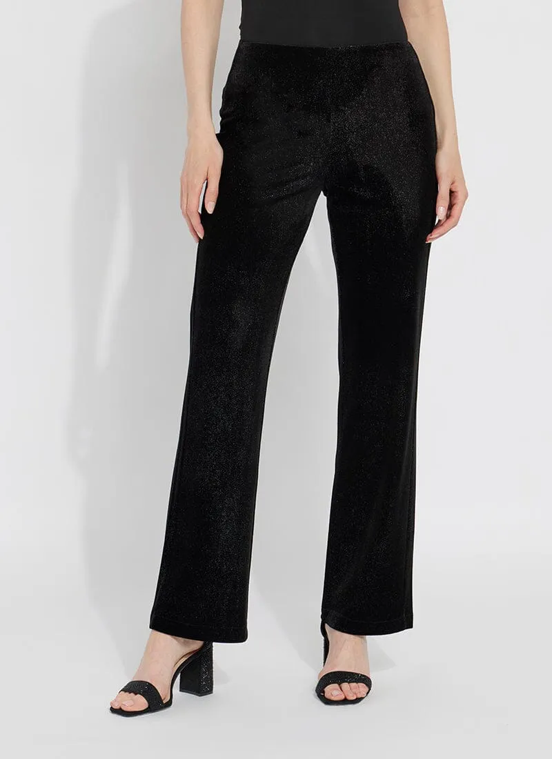Metallic Foil Velvet Pant (31.5" Inseam)