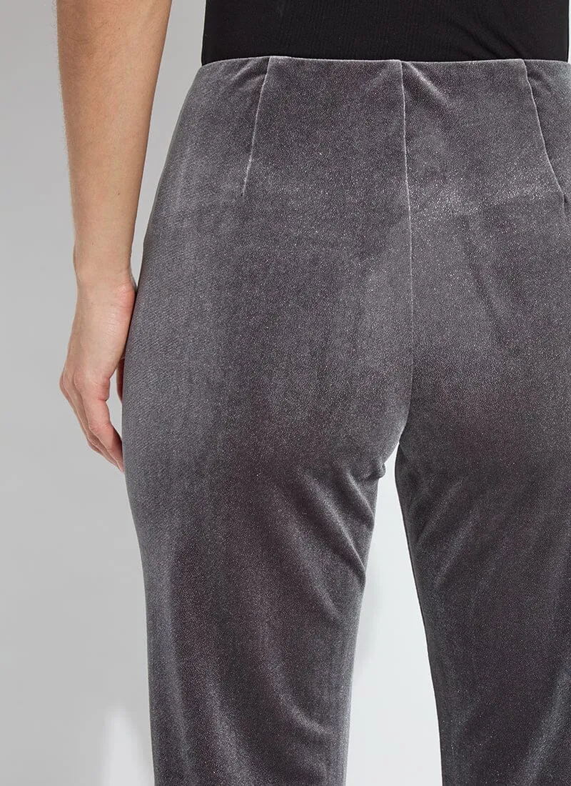 Metallic Foil Velvet Pant (31.5" Inseam)