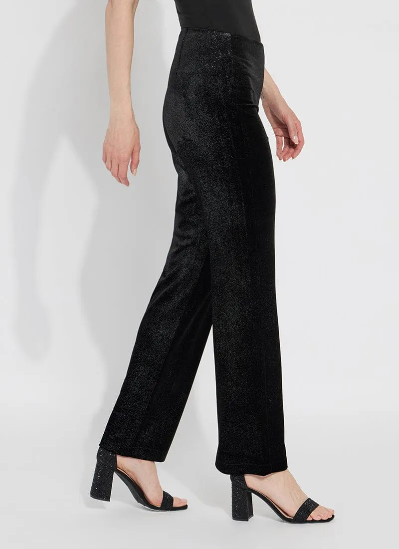 Metallic Foil Velvet Pant (31.5" Inseam)