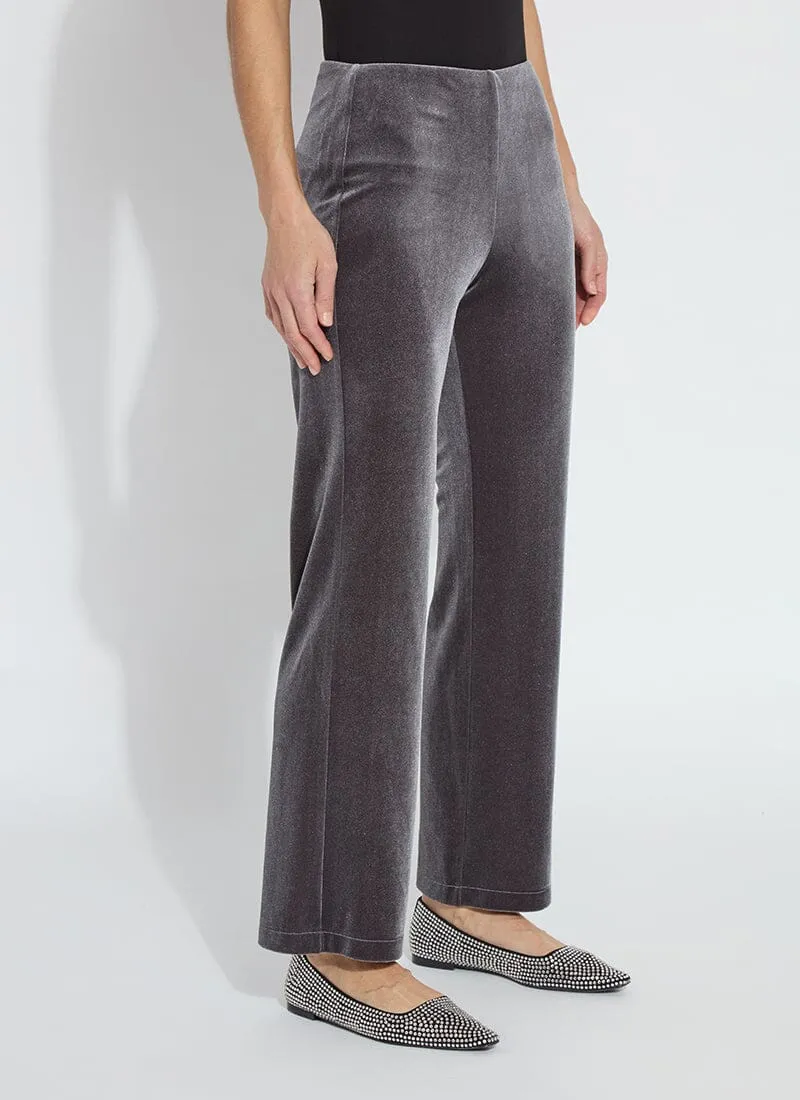 Metallic Foil Velvet Pant (31.5" Inseam)