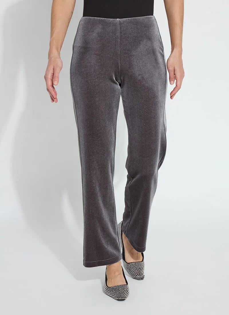Metallic Foil Velvet Pant (31.5" Inseam)