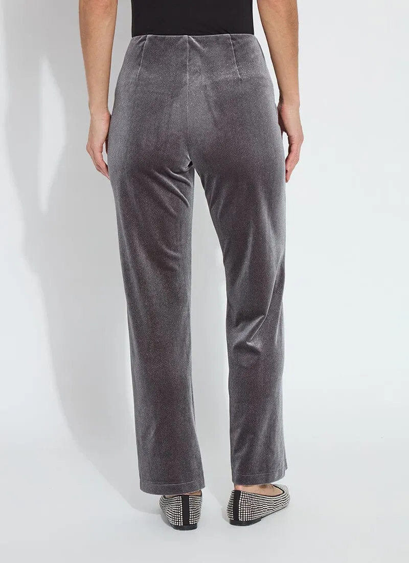 Metallic Foil Velvet Pant (31.5" Inseam)