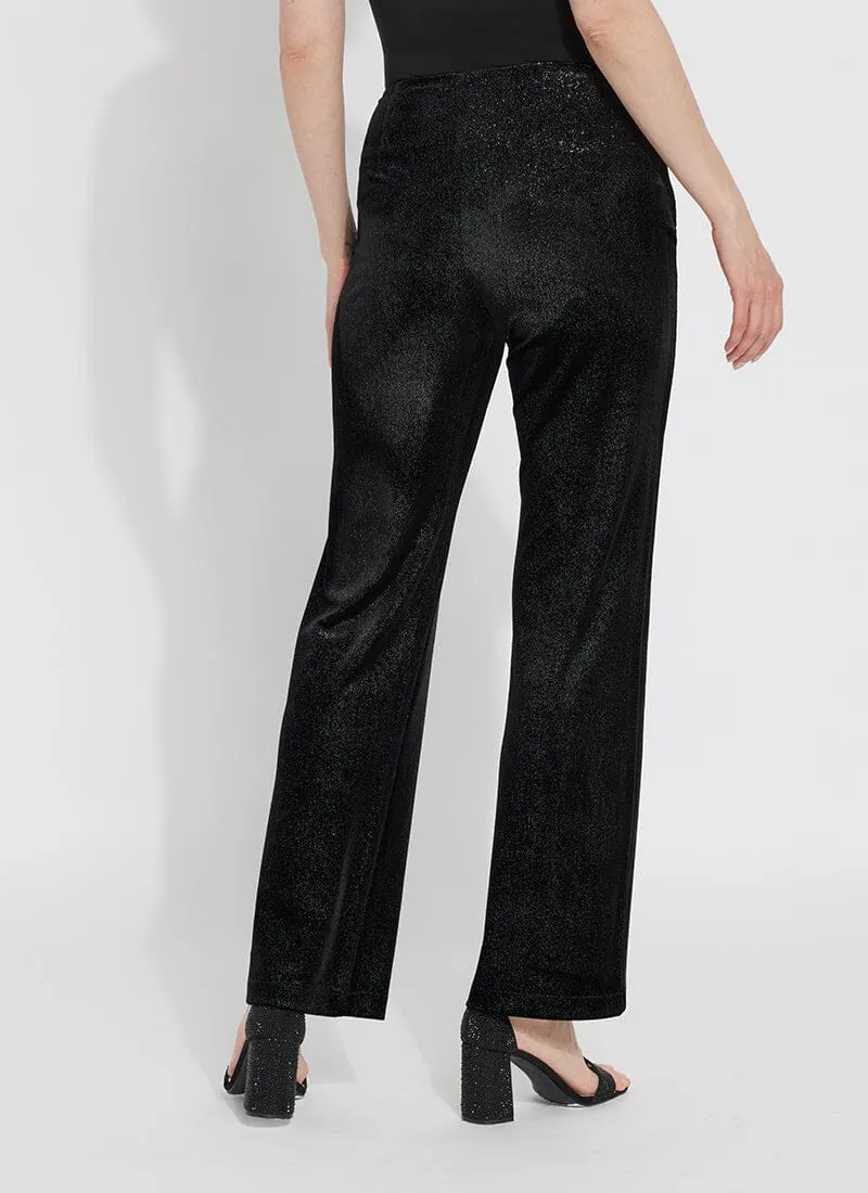 Metallic Foil Velvet Pant (31.5" Inseam)