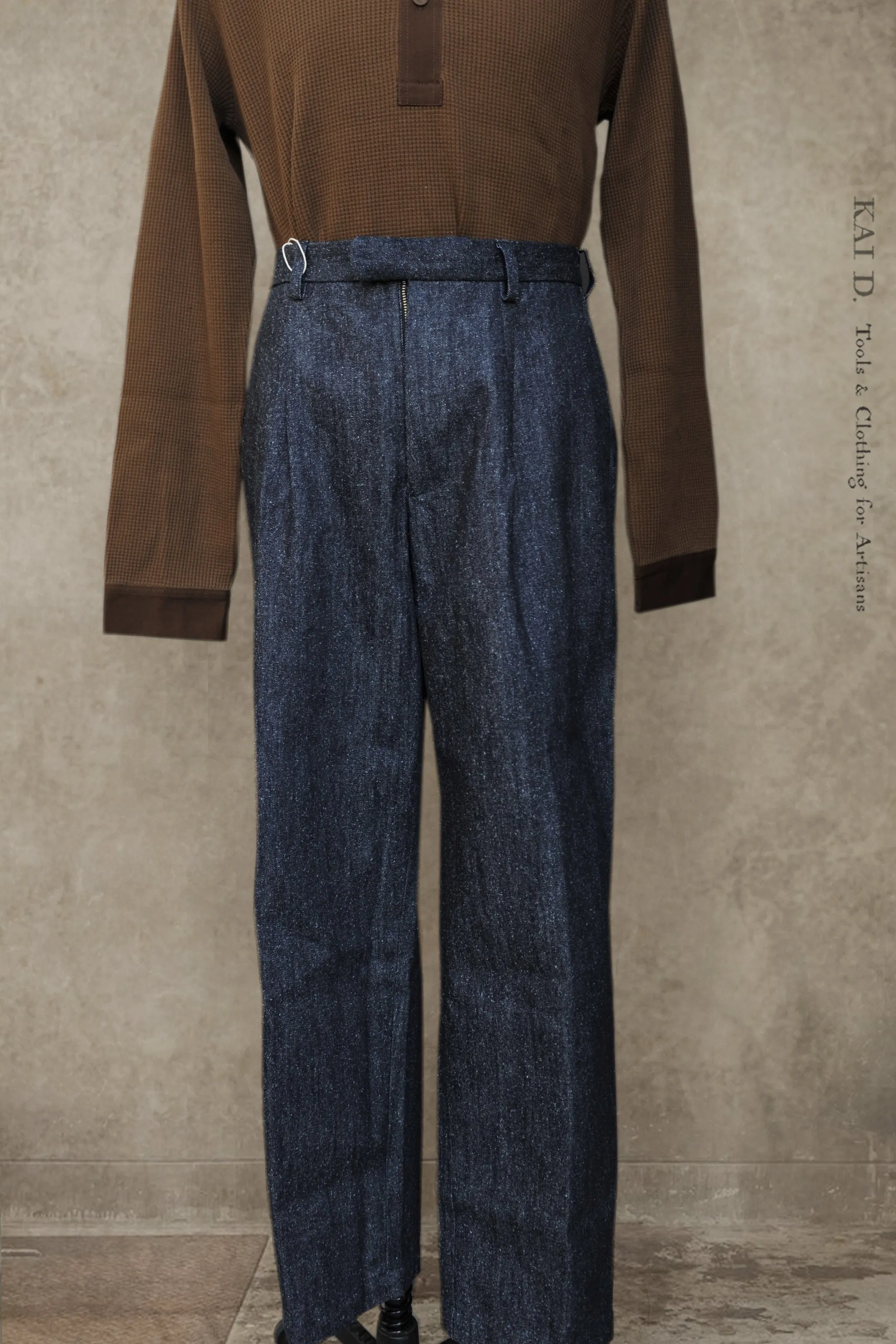 Sheffield Trousers - Cotton Linen Denim - S, M, L