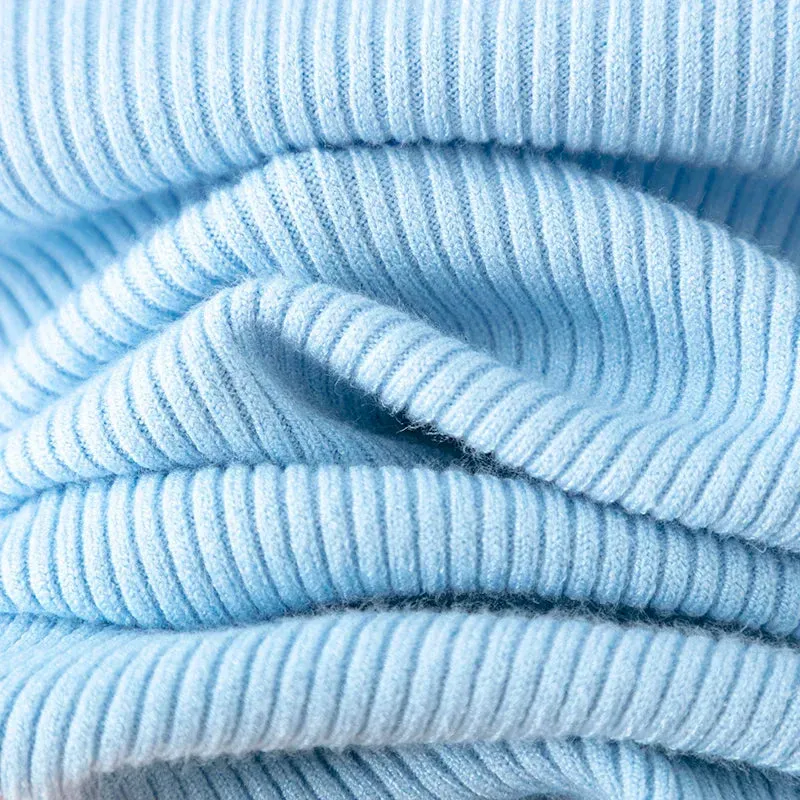Skinny Elastic Basic Turtleneck Knit  Warm Soft Pullovers Full