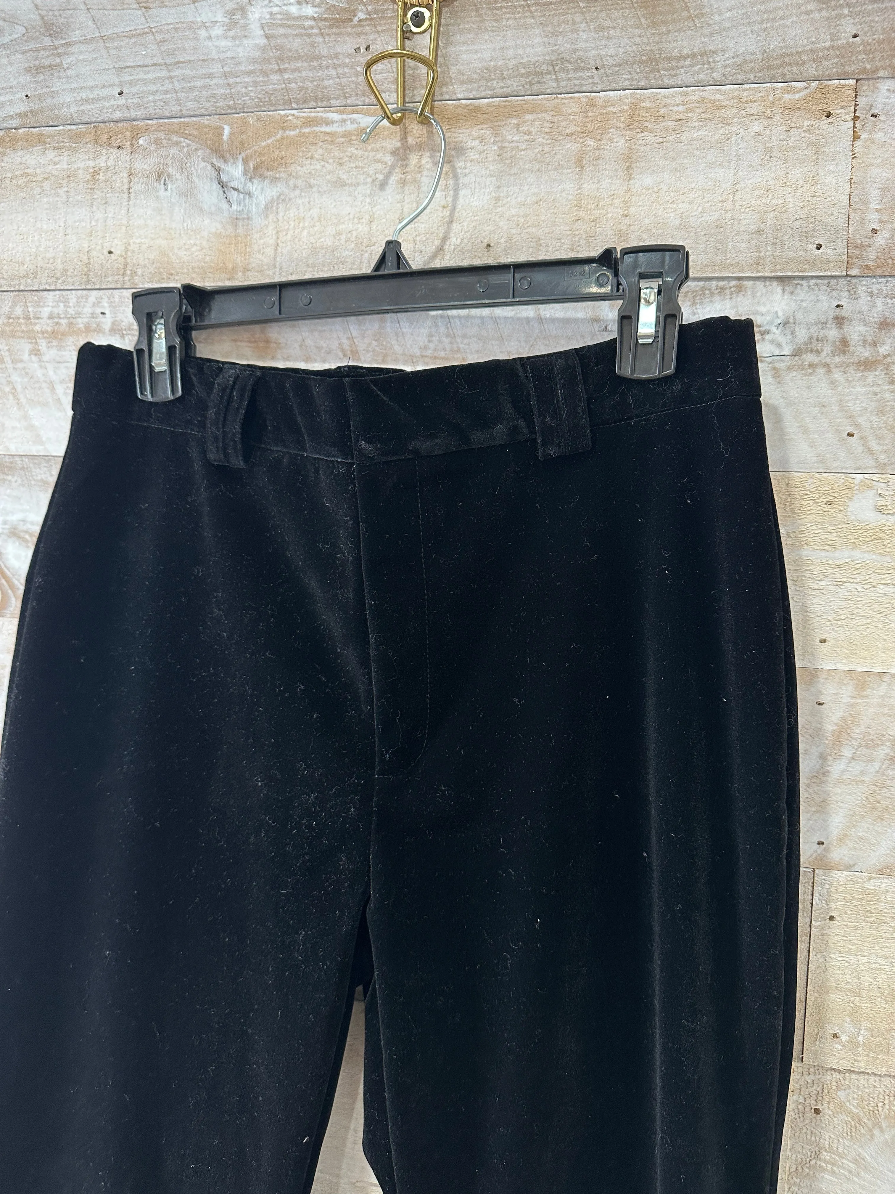 STE Harlow Velvet Pant in Black