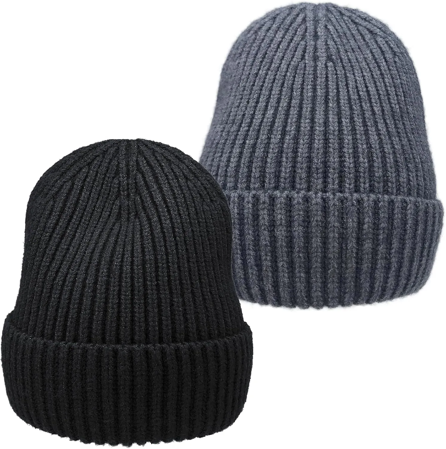 Toddler Beanie Baby Hat Boys Girls Beanies, Wool Cuffed Warm Infant Kids Winter Hats Children Knit Caps
