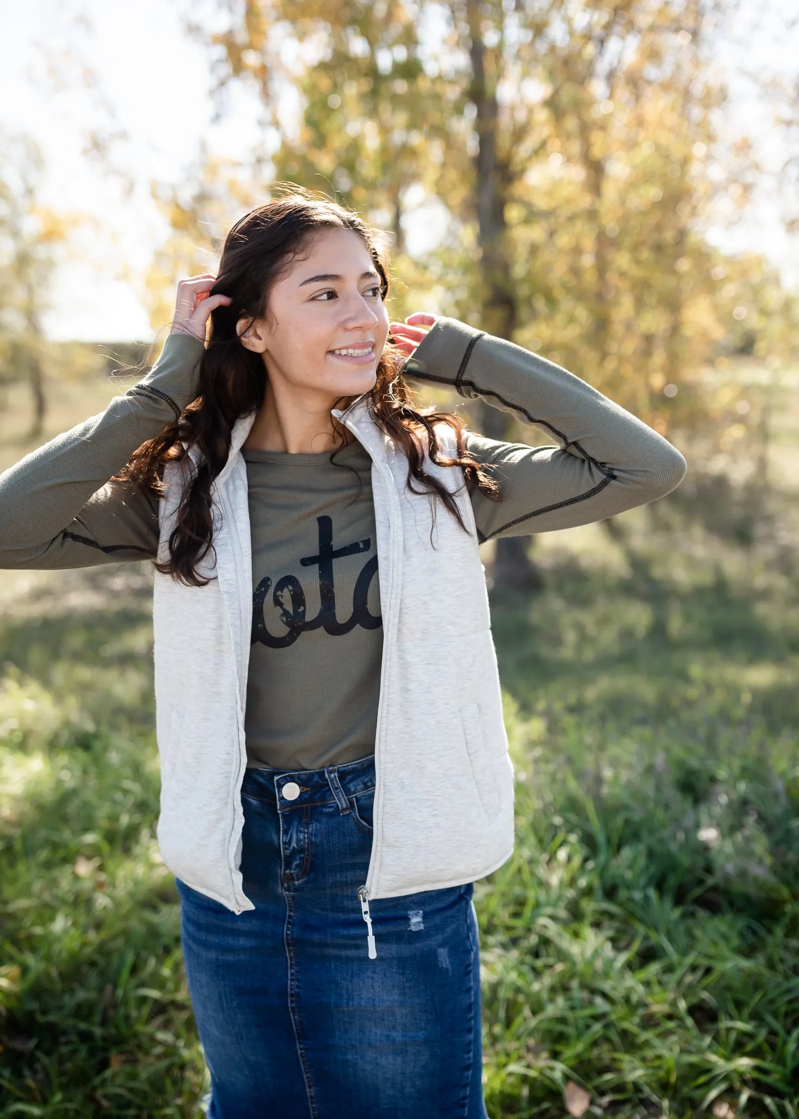 Zip Up Soft Quilted Pocket Vest - FINAL SALE
